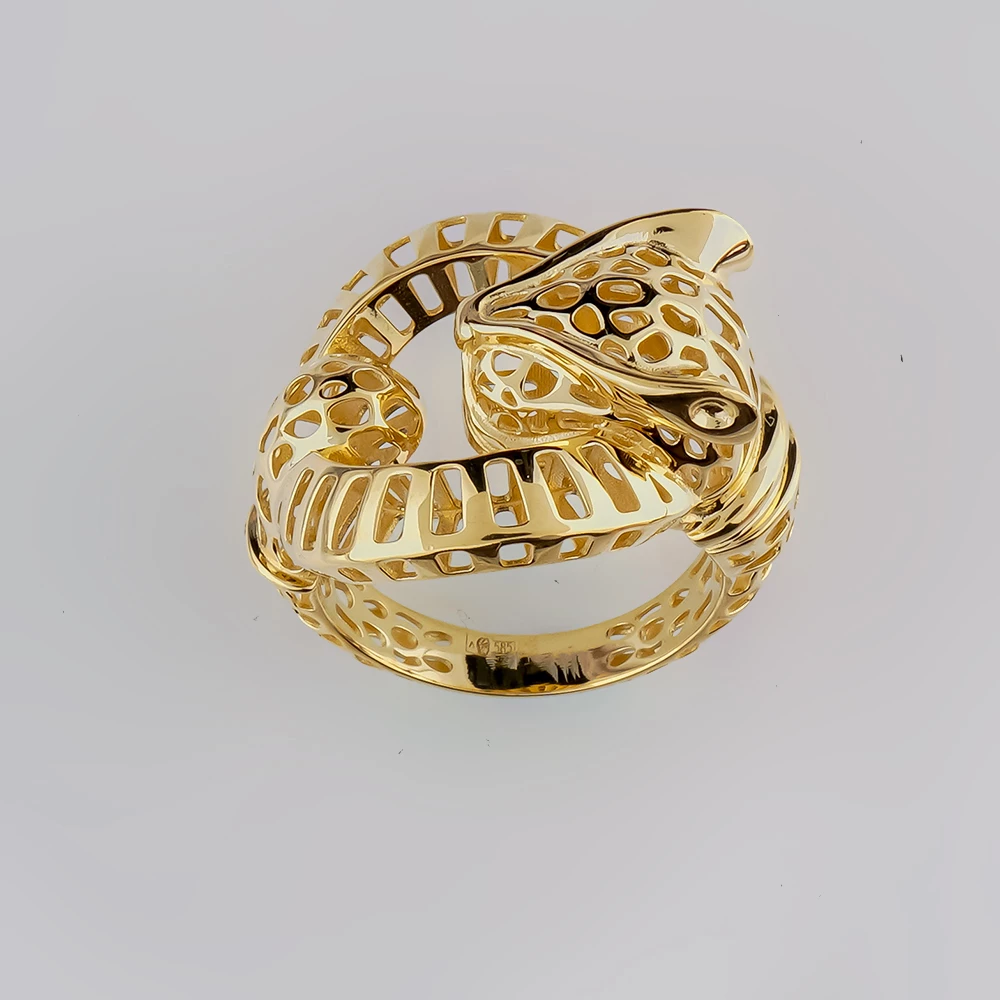 Кольцо из желтого золота 585 пробы