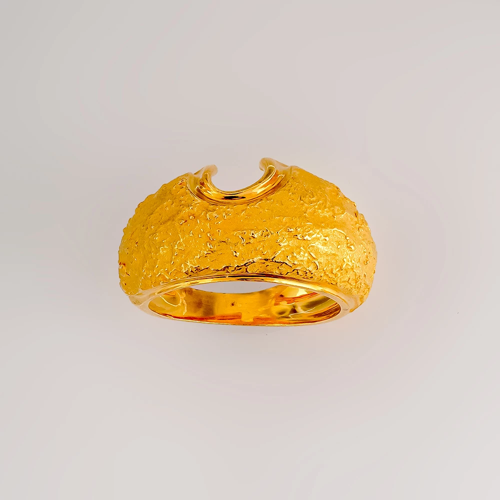 Кольцо из желтого золота 750 пробы