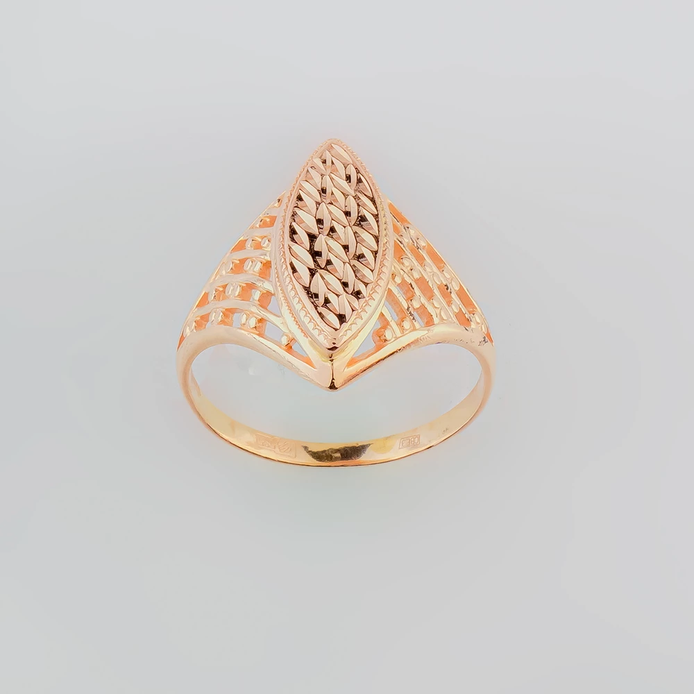 Кольцо из красного золота 585 пробы