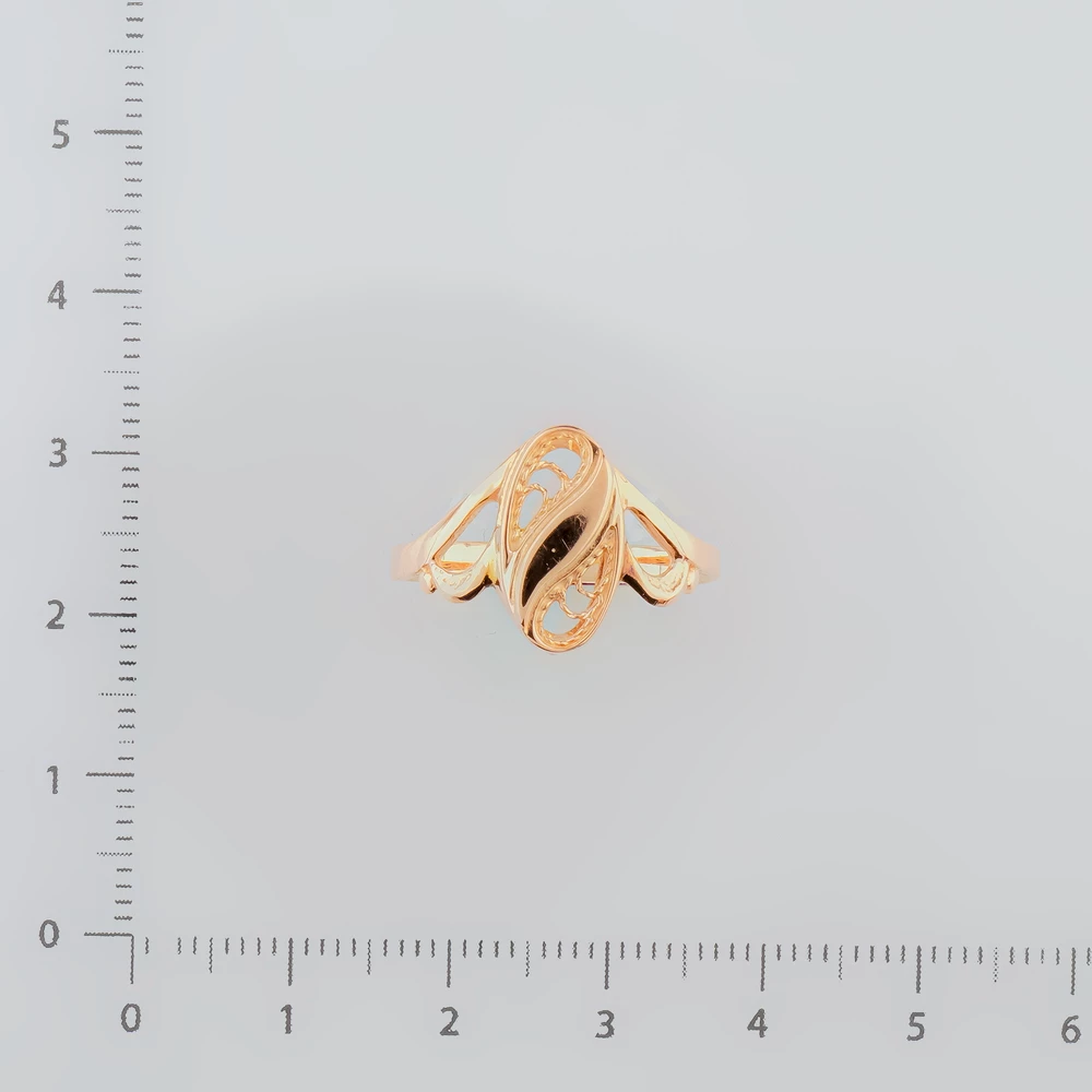 Кольцо из красного золота 583 пробы