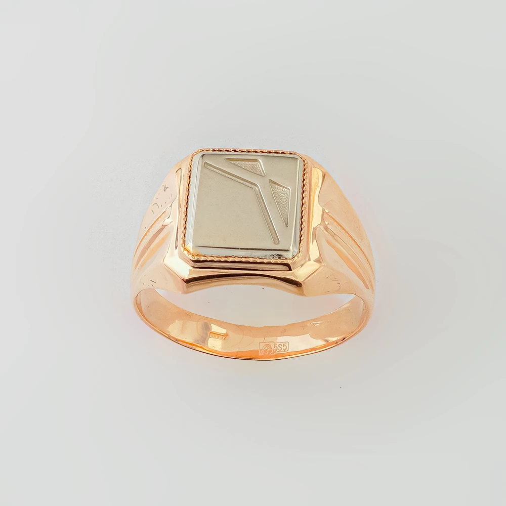 Кольцо из красного золота 585 пробы