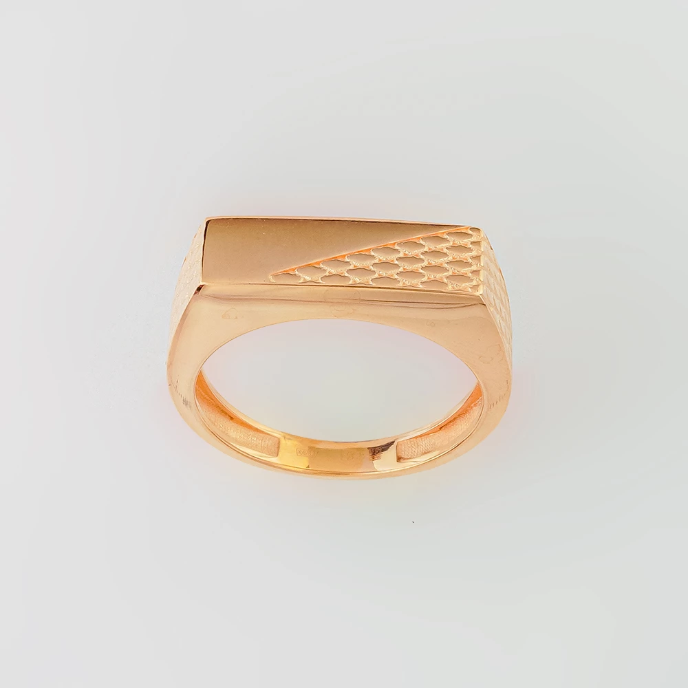 Кольцо из красного золота 585 пробы