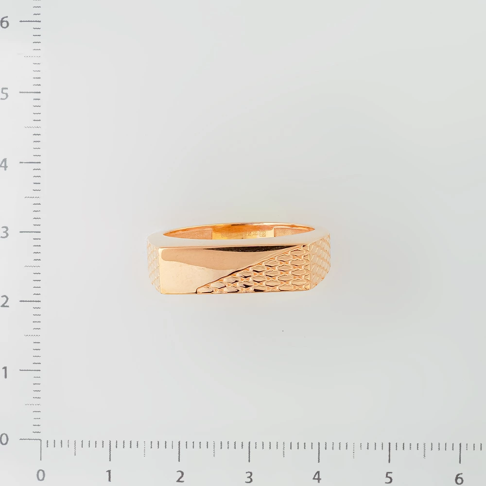 Кольцо из красного золота 585 пробы