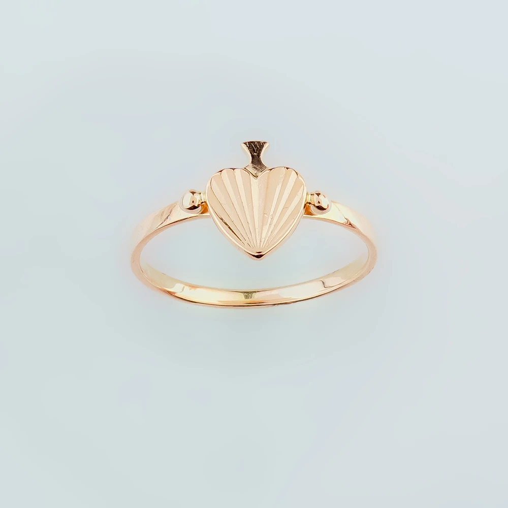 Кольцо из красного золота 585 пробы