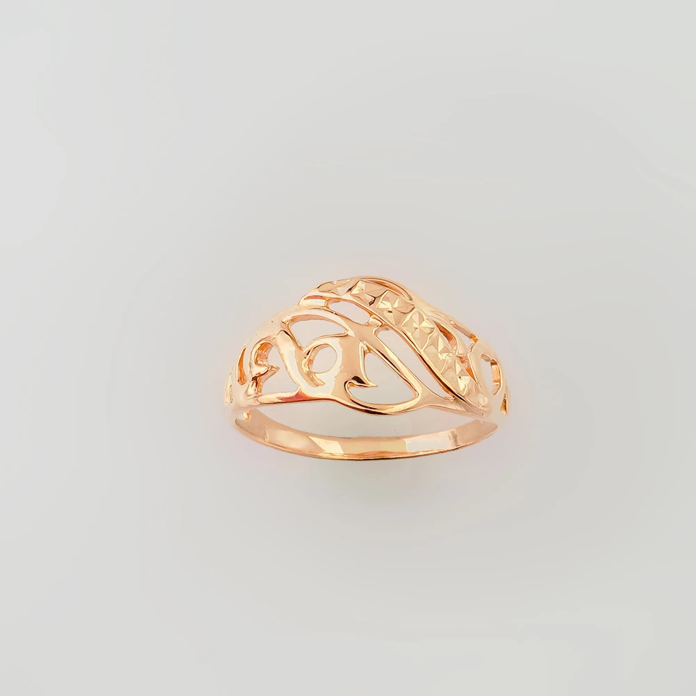 Кольцо из красного золота 585 пробы