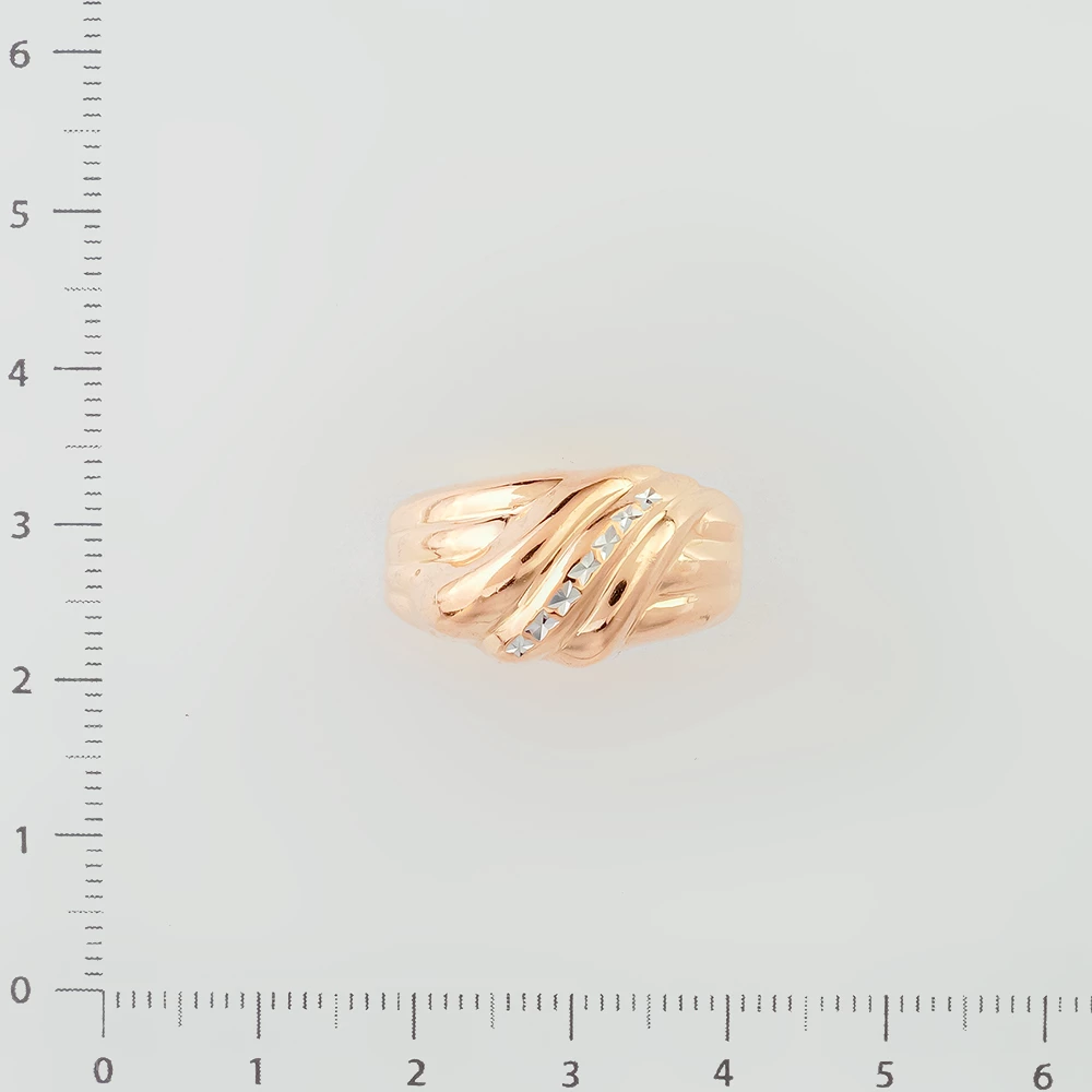 Кольцо из красного золота 375 пробы