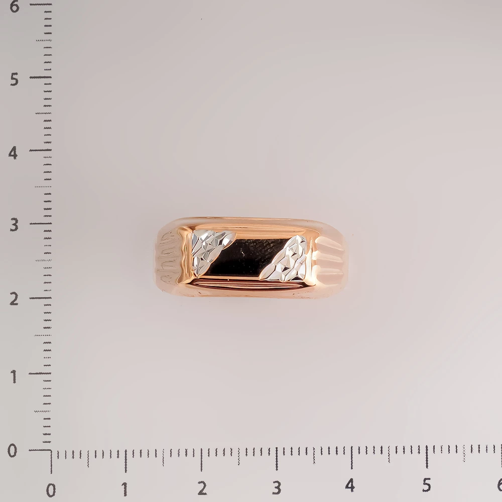 Кольцо из красного золота 375 пробы