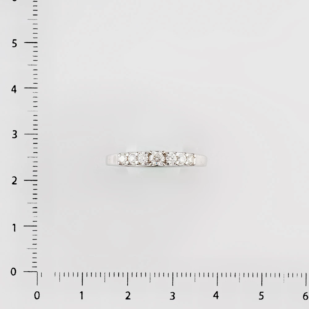 Кольцо с бриллиантом из белого золота 585 пробы