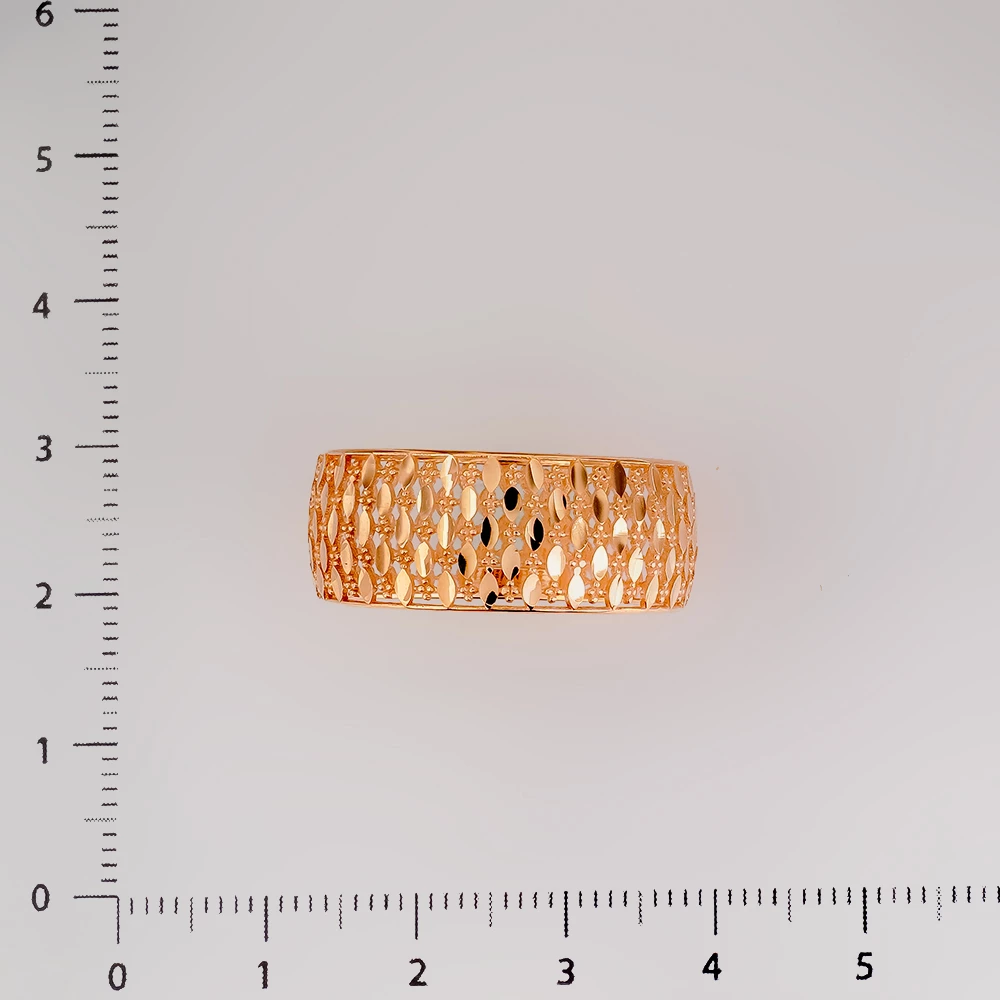 Кольцо из красного золота 375 пробы