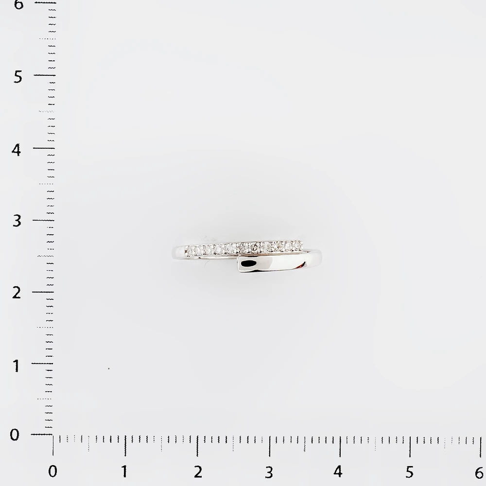 Кольцо с бриллиантом из белого золота 585 пробы