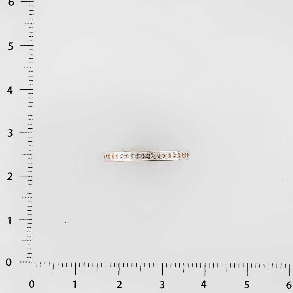 Кольцо с бриллиантом из красного золота 585 пробы