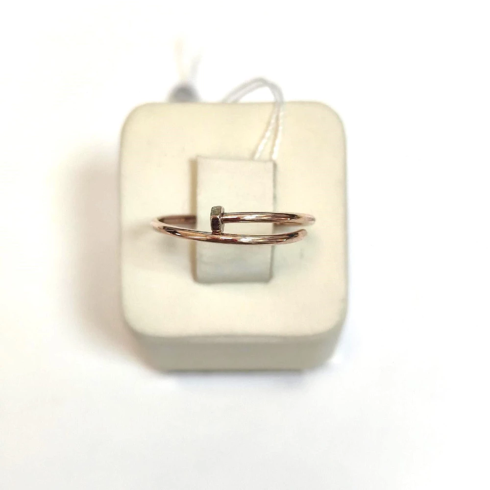 Кольцо из красного золота 375 пробы