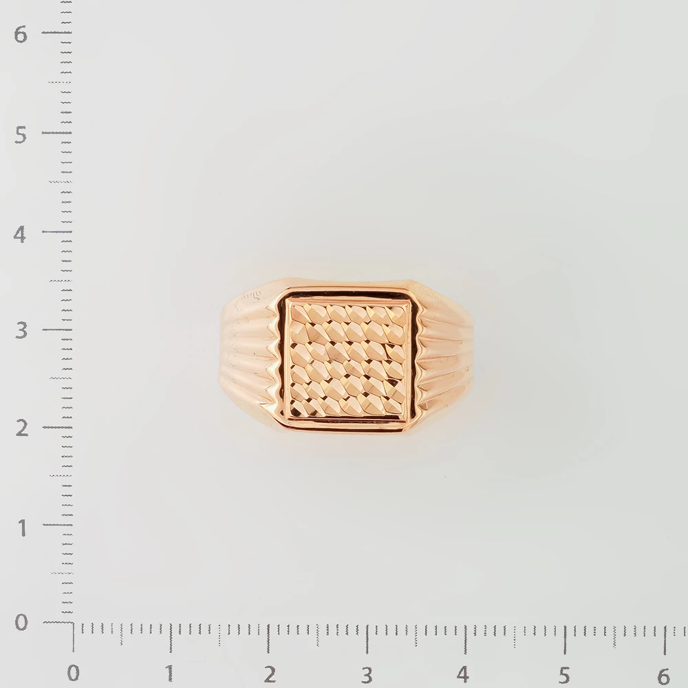 Кольцо из красного золота 375 пробы