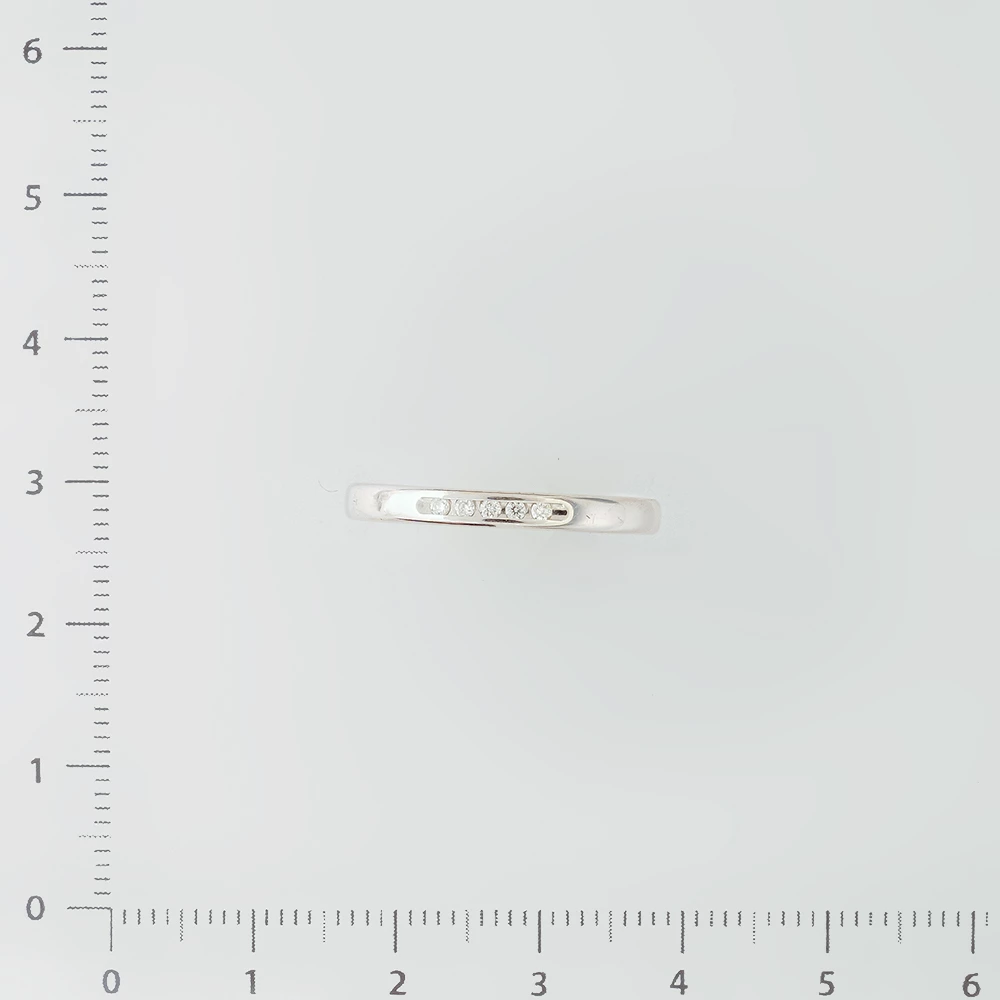 Кольцо с бриллиантом из белого золота 585 пробы