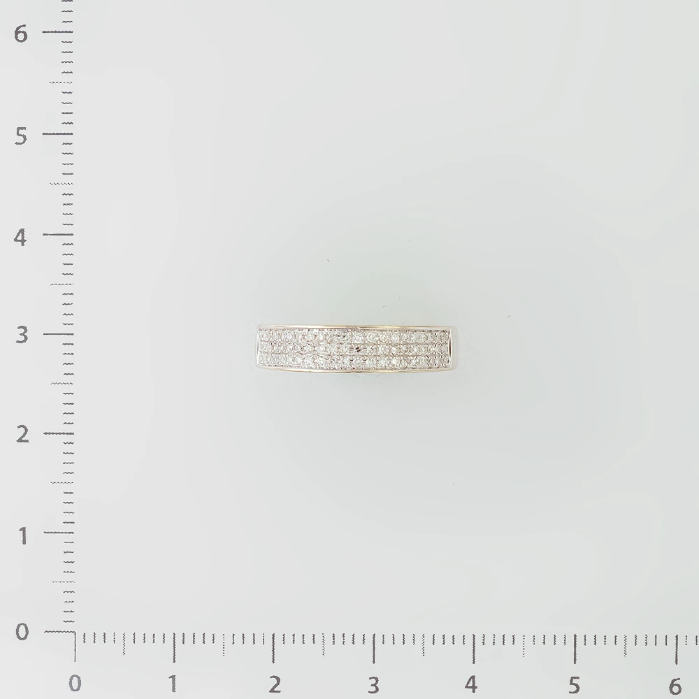 Кольцо с бриллиантом из белого золота 585 пробы