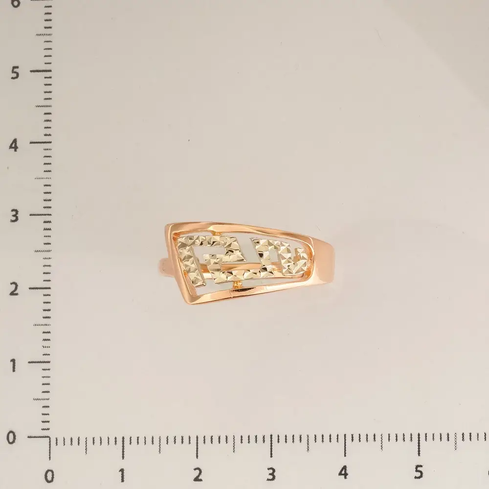 Кольцо из красного золота 585 пробы 2