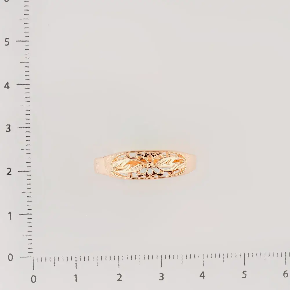 Кольцо из красного золота 585 пробы