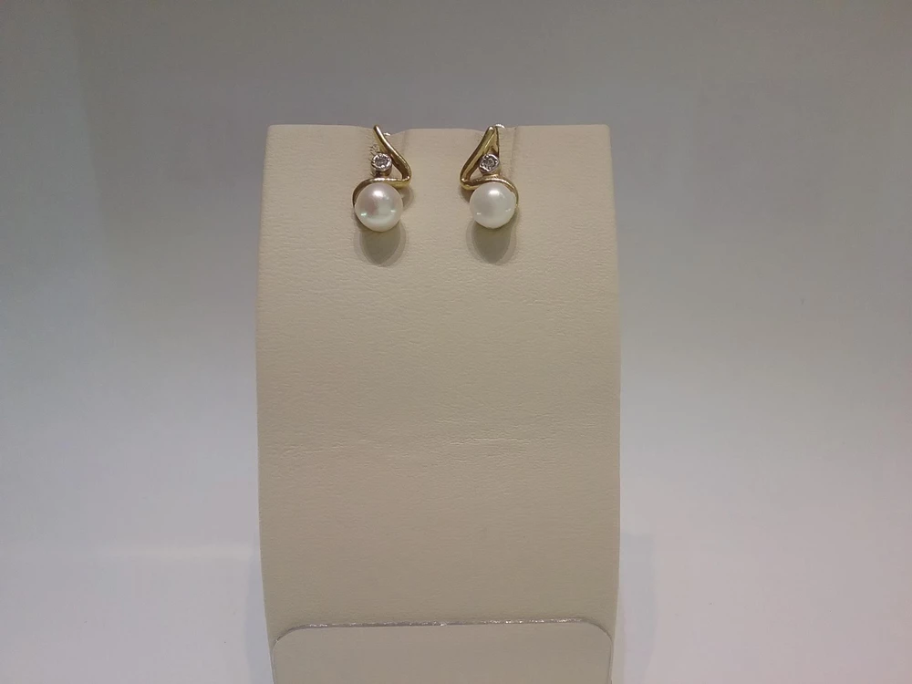 Серьги из красного золота 585 пробы 1