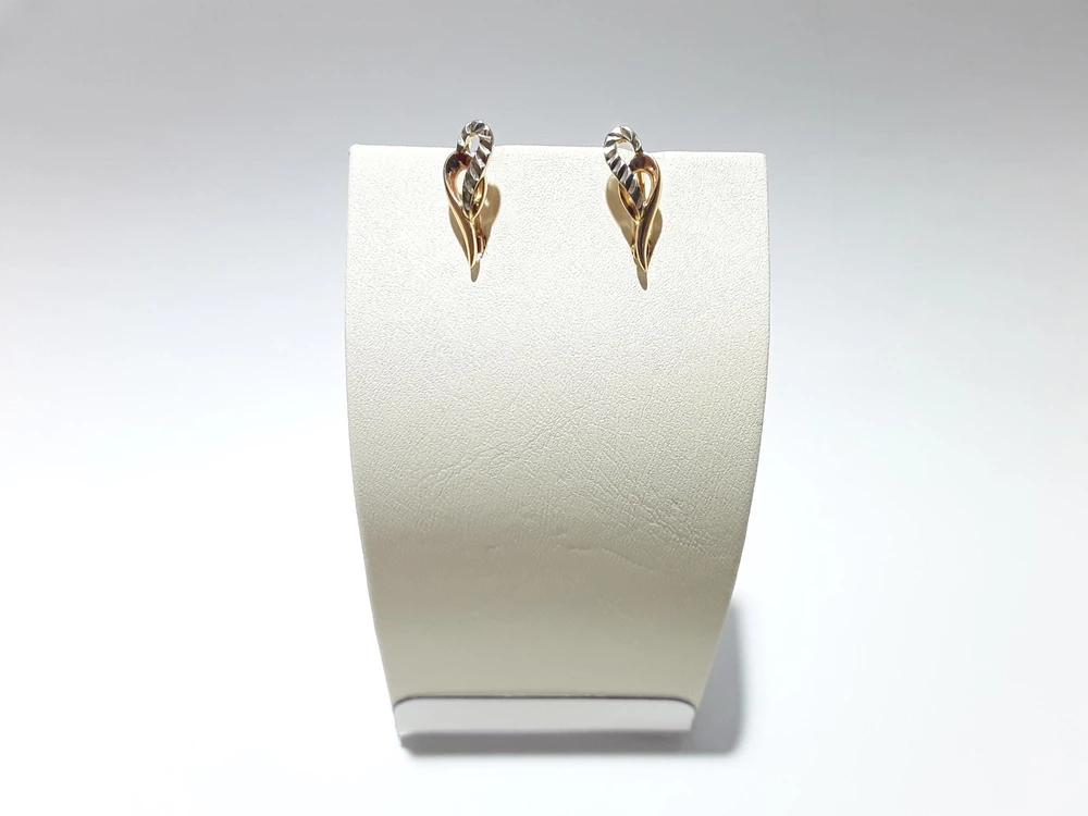 Серьги из красного золота 585 пробы 1