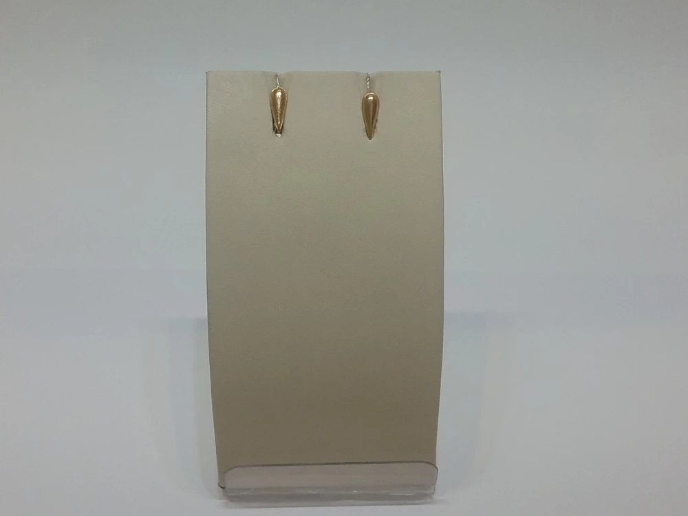 Серьги из красного золота 585 пробы 1
