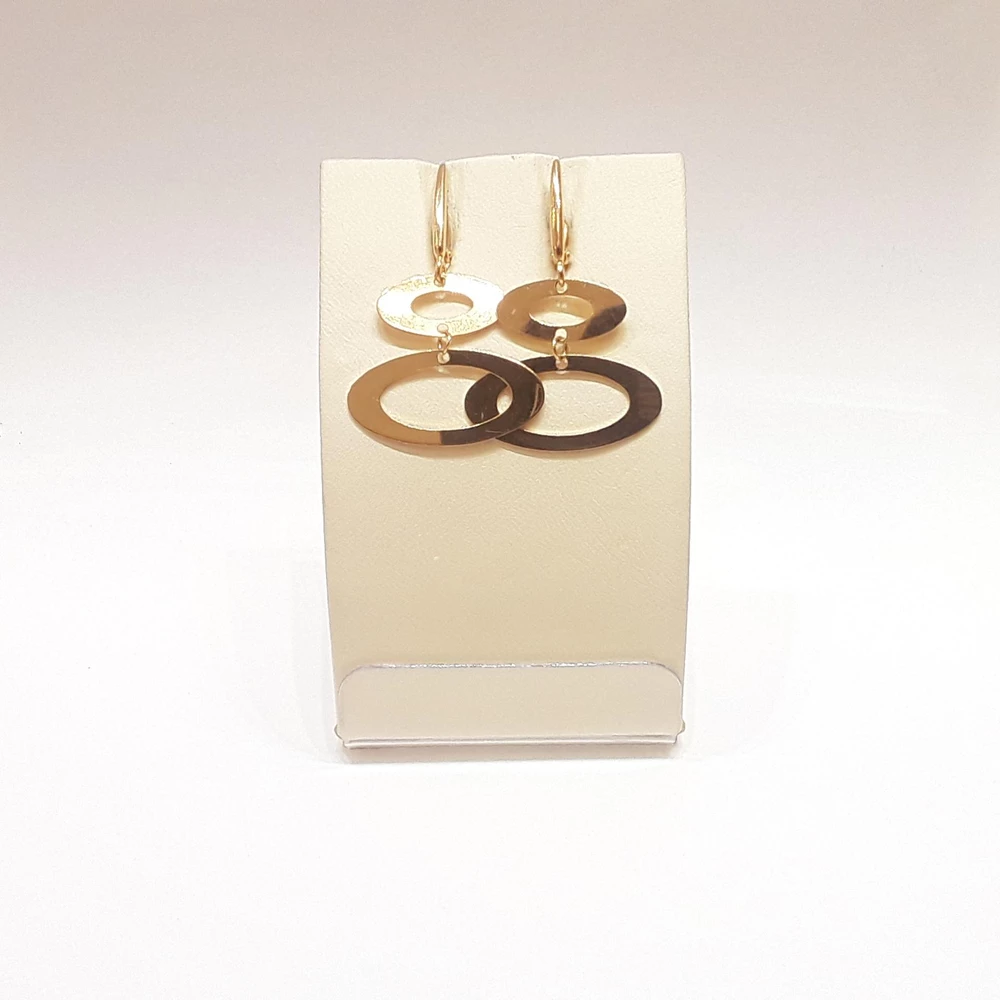 Серьги из красного золота 585 пробы 1