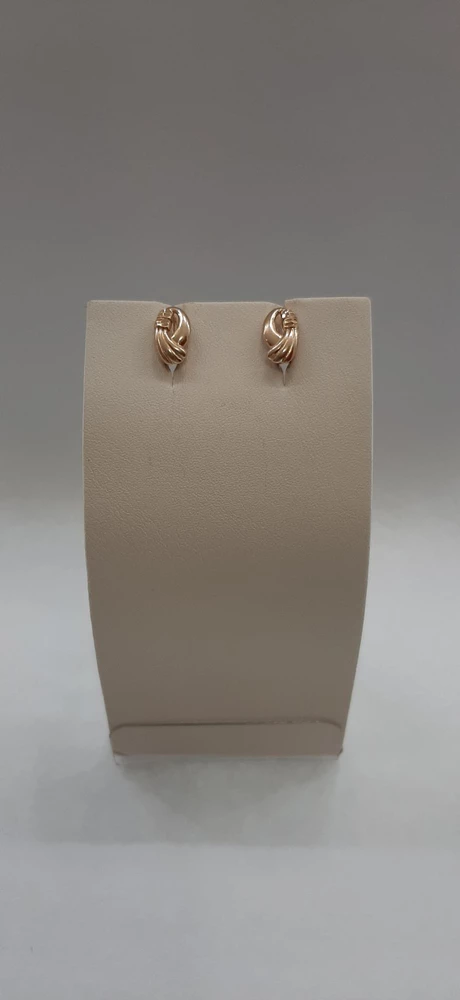 Серьги из красного золота 585 пробы 1