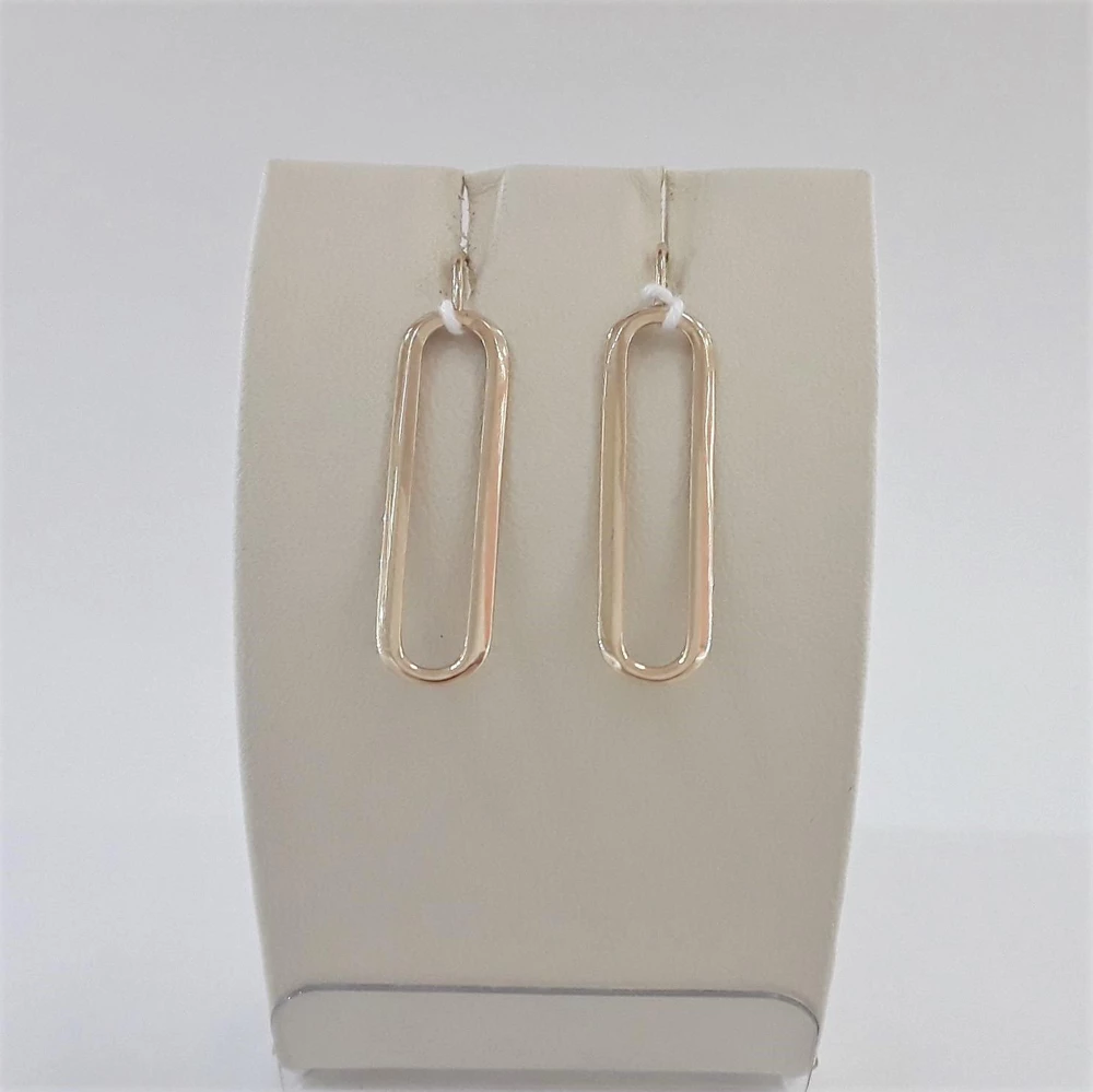 Серьги из красного золота 585 пробы 1