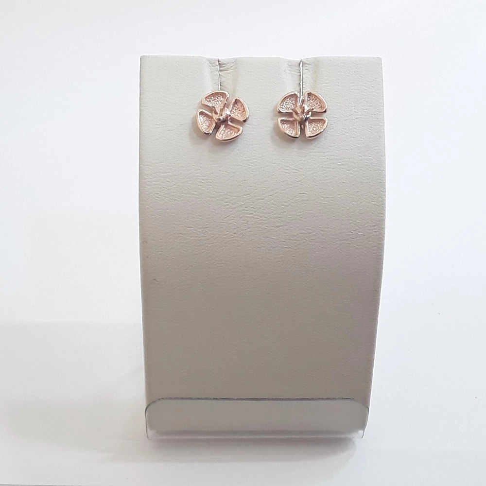 Серьги из красного золота 585 пробы 1