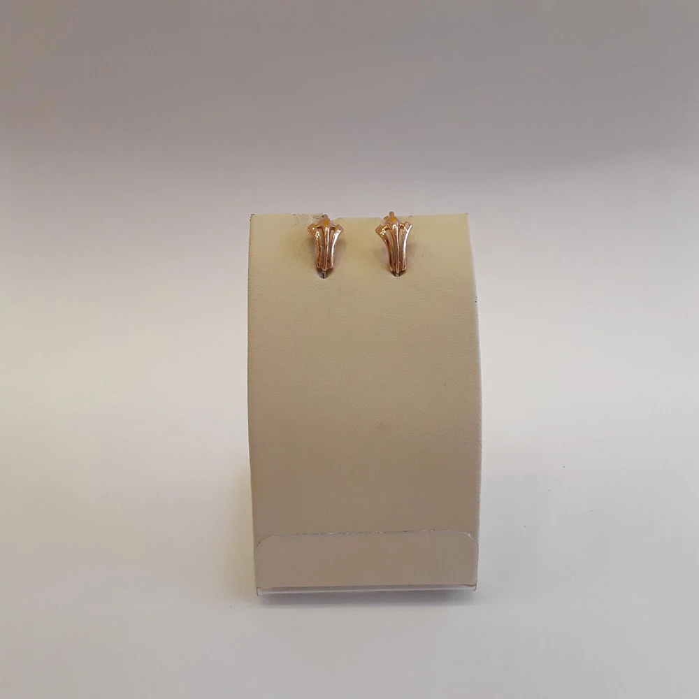 Серьги из красного золота 585 пробы 1