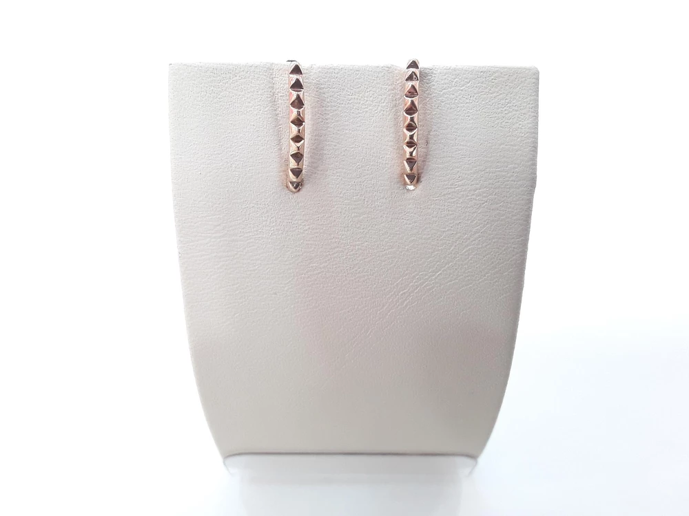 Серьги из красного золота 585 пробы 1