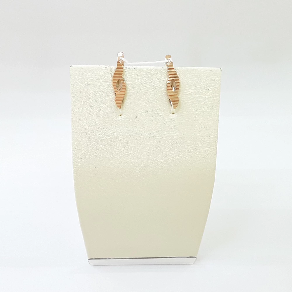 Серьги из красного золота 585 пробы 1