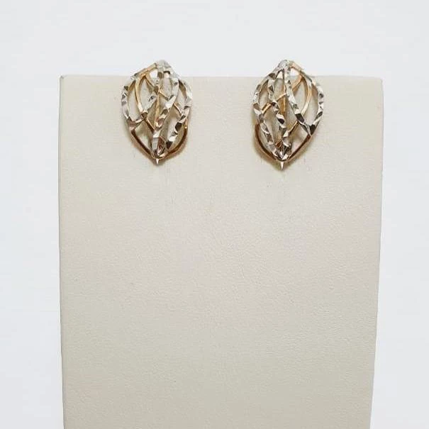 Серьги из красного золота 375 пробы 1