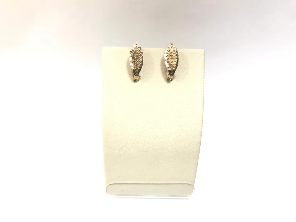 Серьги из красного золота 585 пробы 1