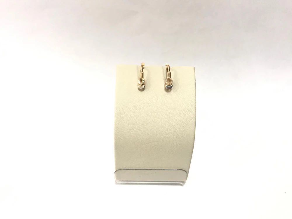 Серьги из красного золота 585 пробы