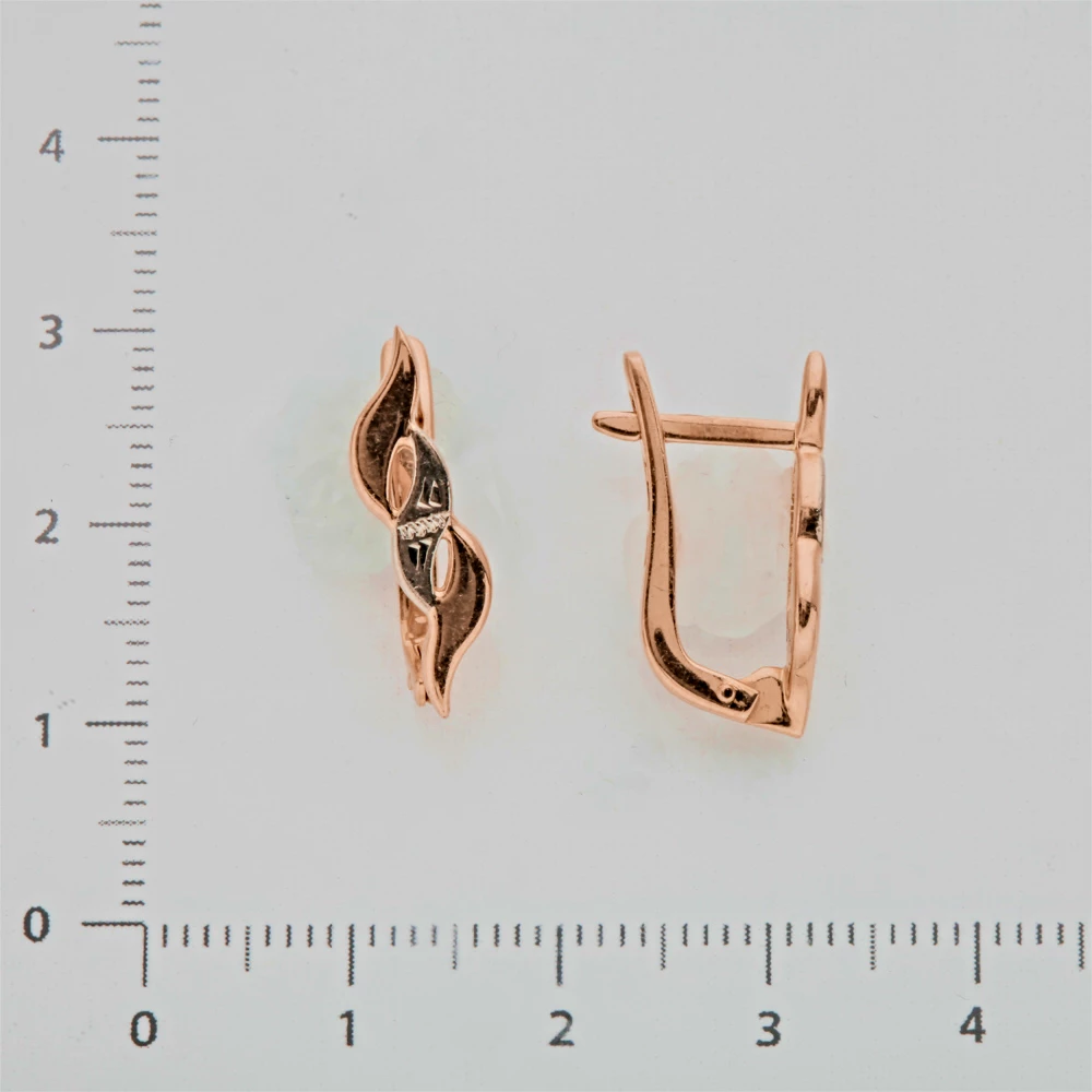 Серьги из красного золота 583 пробы 2