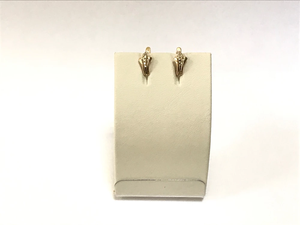 Серьги из красного золота 585 пробы