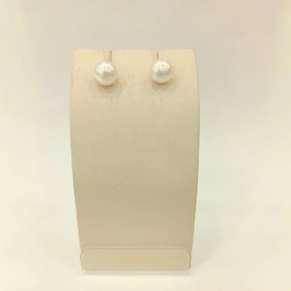 Серьги с жемчугом из красного золота 585 пробы 1