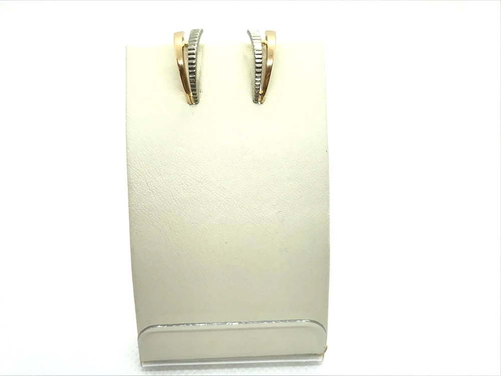 Серьги из красного золота 585 пробы 1