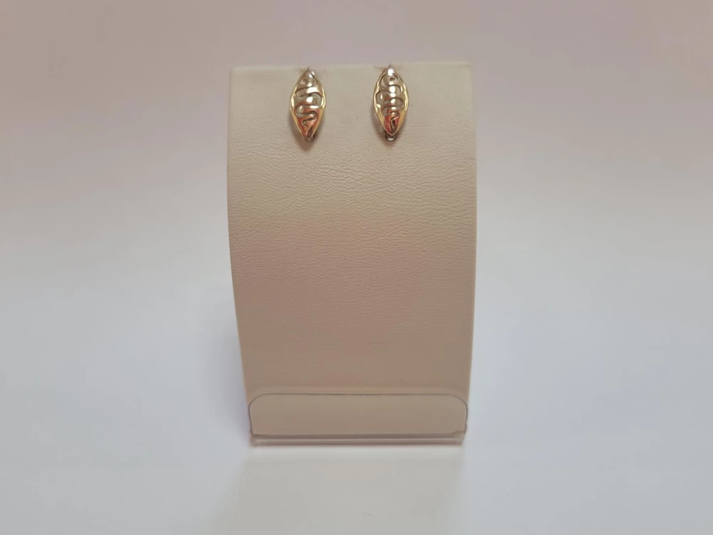Серьги из красного золота 585 пробы