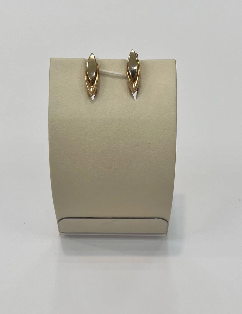 Серьги из красного золота 585 пробы 1