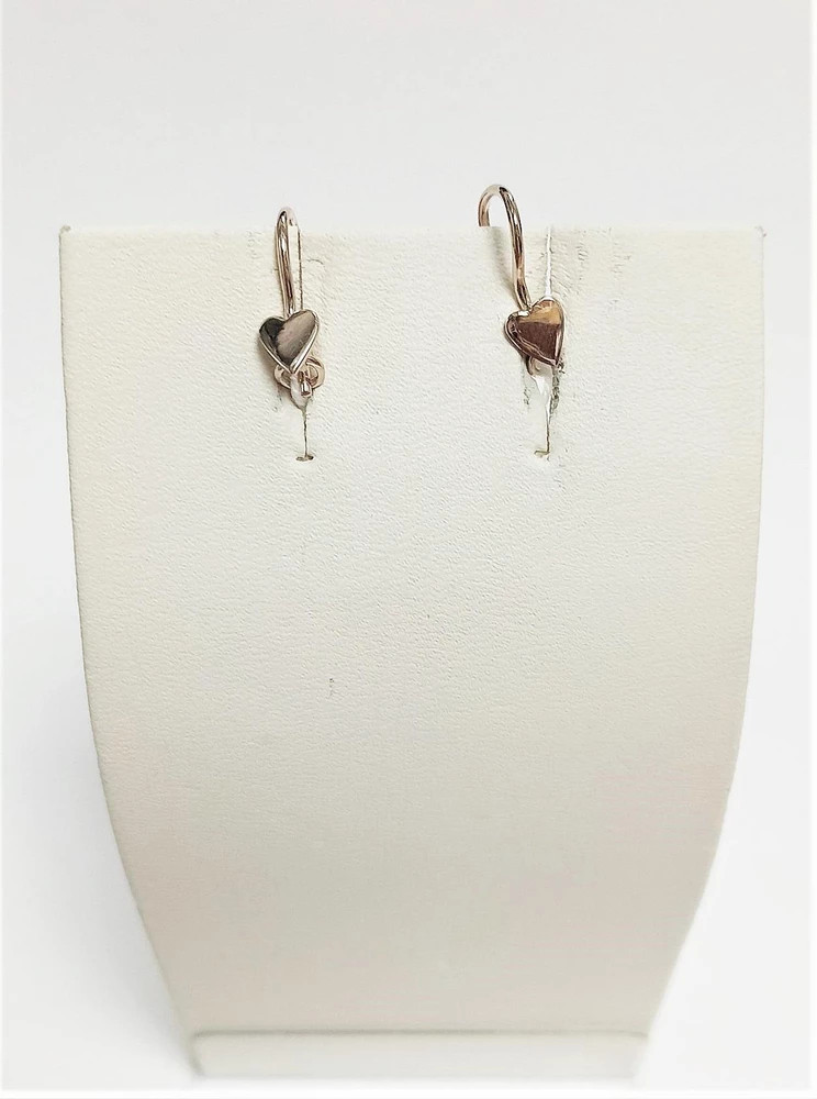 Серьги из красного золота 585 пробы