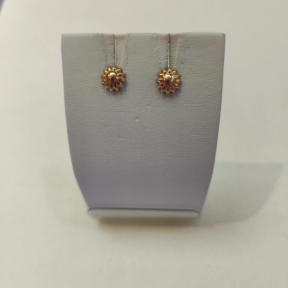 Серьги из красного золота 375 пробы