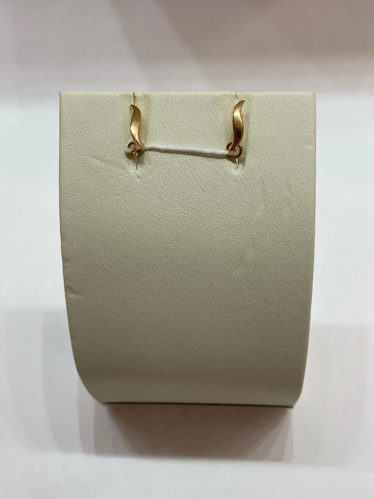 Серьги из красного золота 585 пробы