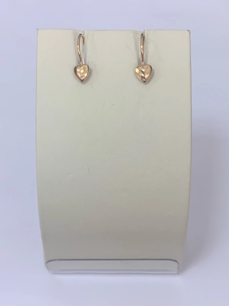 Серьги из красного золота 585 пробы