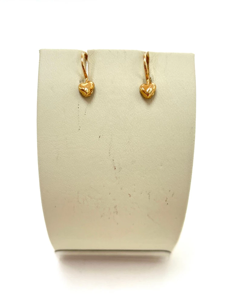 Серьги из красного золота 585 пробы