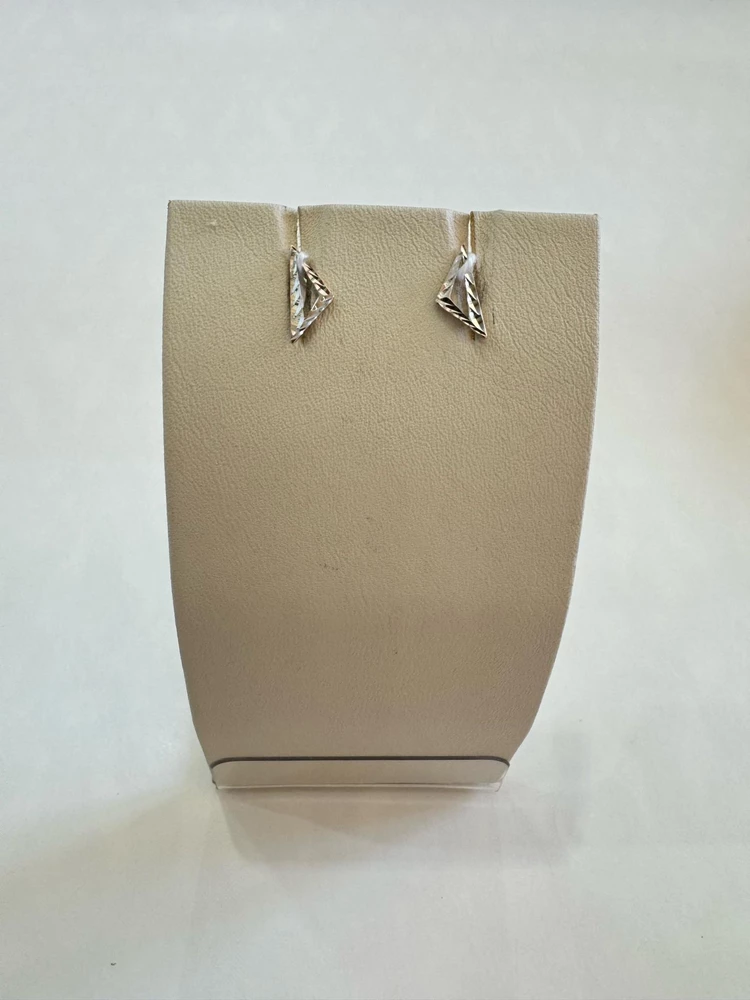 Серьги из красного золота 585 пробы