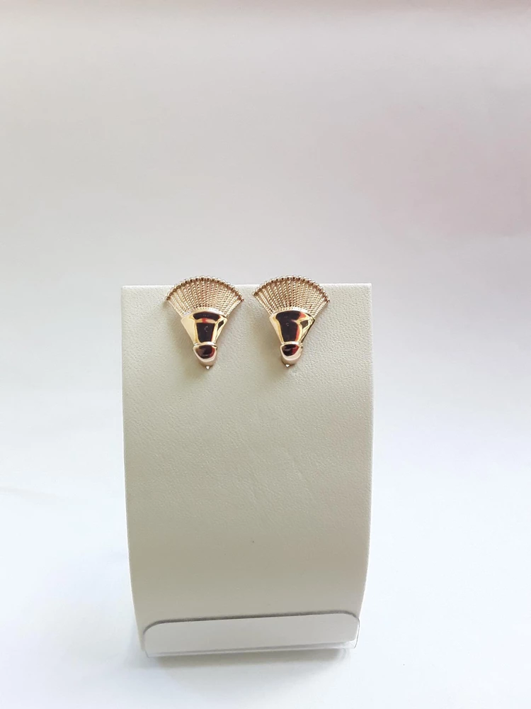 Серьги из красного золота 585 пробы