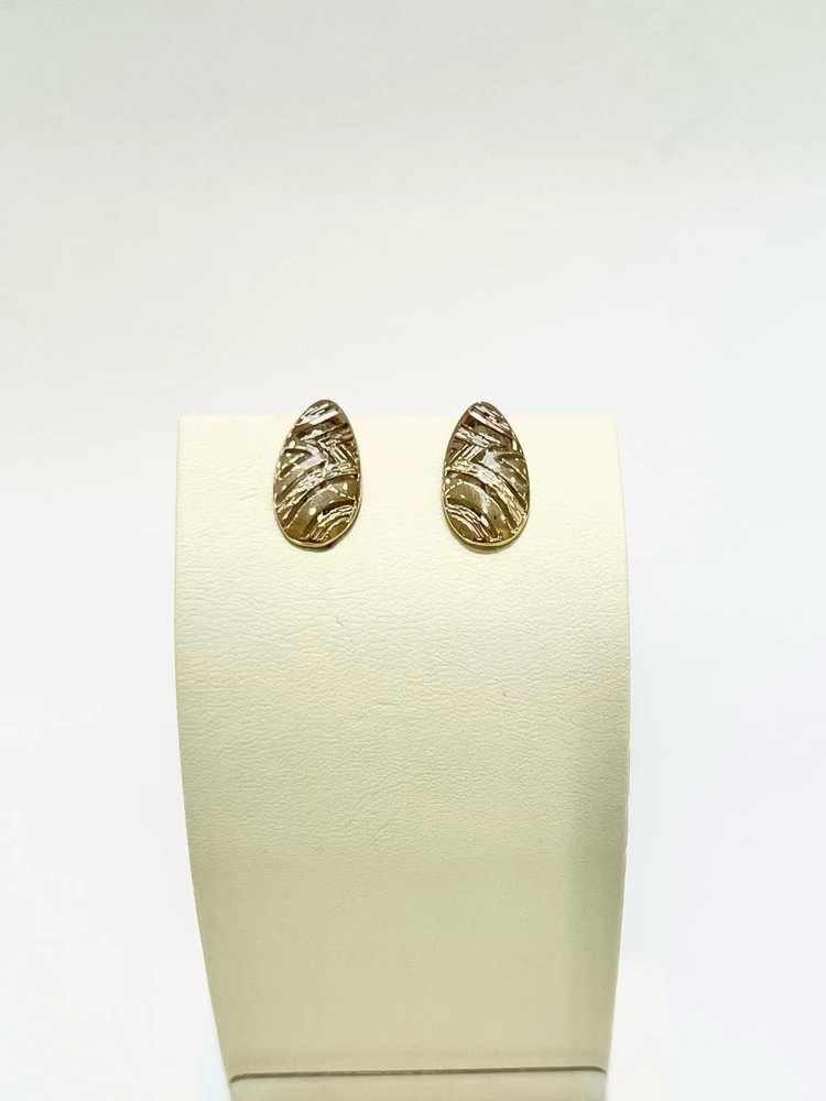 Серьги из красного золота 585 пробы