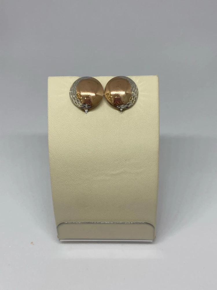 Серьги из красного золота 585 пробы