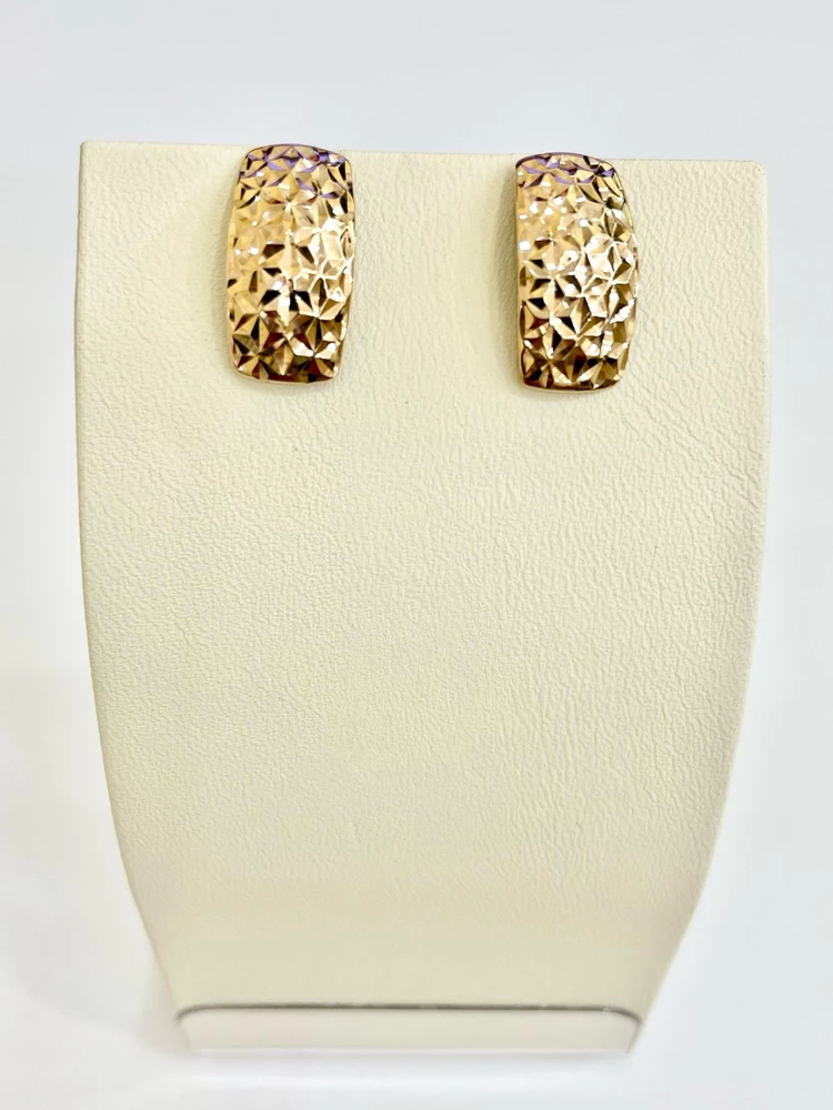 Серьги из красного золота 585 пробы